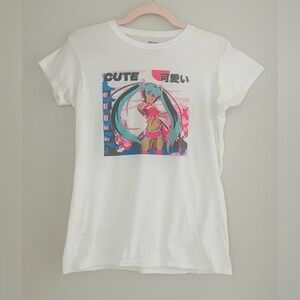 BRISCO T-Shirt Hatsune Miku Anime 100% Cotton Size L